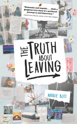 book cover for The Truth About Leaving
