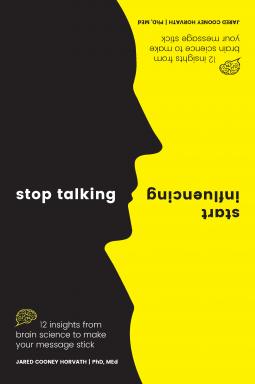 book cover for Stop Talking, Start Influencing