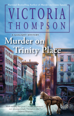 book cover for Murder on Trinity Place
