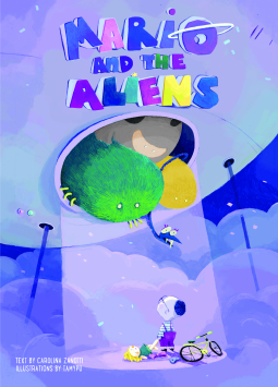 book cover for Mario and the Aliens