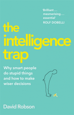 book cover for The Intelligence Trap