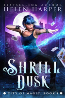 book cover for Shrill Dusk