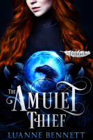 book cover for The Amulet Thief