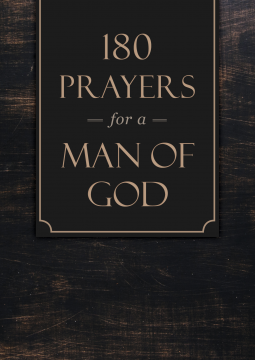 book cover for 180 Prayers for a Man of God