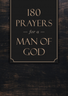 book cover for 180 Prayers for a Man of God