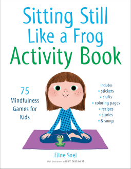 book cover for Sitting Still Like a Frog Activity Book