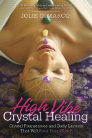 book cover for High-Vibe Crystal Healing