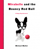 book cover for Mirabelle and the Bouncy Red Ball