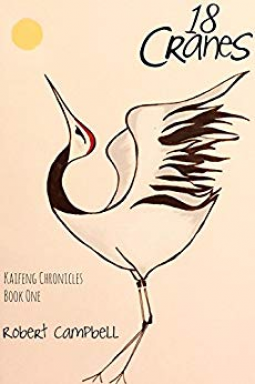 book cover for 18 Cranes