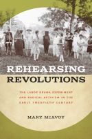 book cover for Rehearsing Revolutions