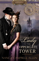book cover for The Lady in the Coppergate Tower