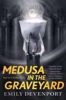 book cover for Medusa in the Graveyard