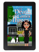book cover for Death Comes in Threes