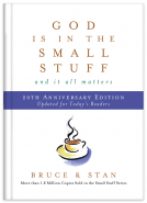 book cover for God Is in the Small Stuff 20th Anniversary Edition