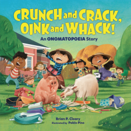 book cover for Crunch and Crack, Oink and Whack!