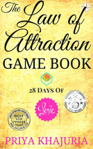 book cover for The Law of Attraction Game Book: 28 Days of Love