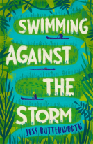 book cover for Swimming Against the Storm