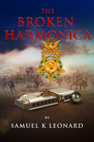 book cover for The Broken Harmonica