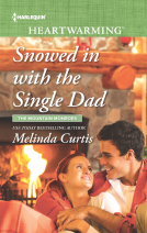 book cover for Snowed in with the Single Dad