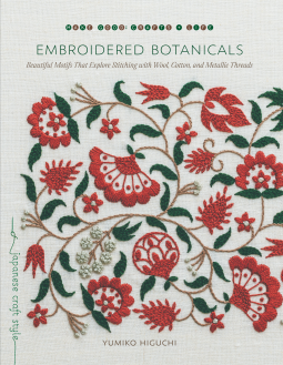 book cover for Embroidered Botanicals