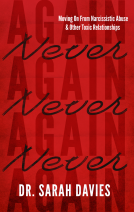 book cover for Never Again