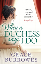 book cover for When a Duchess Says I Do