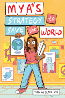 book cover for Mya's Strategy to Save the World