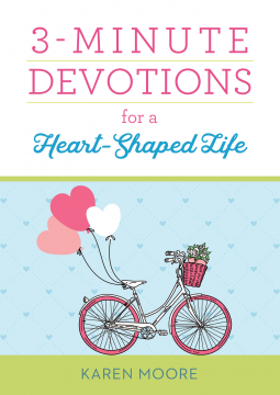 book cover for 3-Minute Devotions for a Heart-Shaped Life