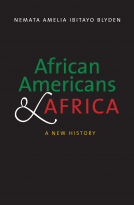 book cover for African Americans and Africa