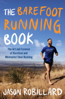 book cover for The Barefoot Running Book