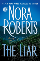 book cover for The Liar