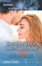 book cover for Saved by Their One-Night Baby