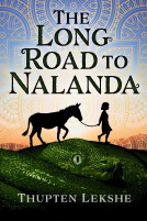 book cover for The Long Road to Nalanda