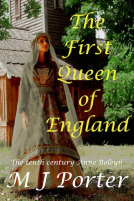 book cover for The First Queen of England
