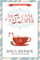 book cover for The Candy Cane Caper