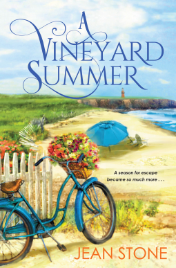 book cover for A Vineyard Summer
