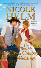 book cover for The Trouble with Cowboy Weddings
