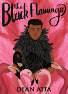 book cover for The Black Flamingo