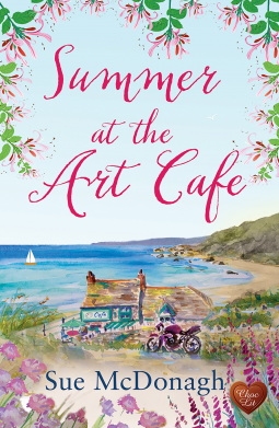 book cover for Summer at the Art Cafe