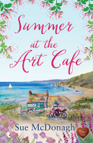 book cover for Summer at the Art Cafe