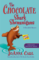 book cover for The Chocolate Shark Shenanigans