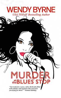 book cover for Murder at the Blues Stop
