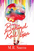 book cover for Behind Red Lips