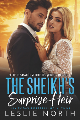 book cover for The Sheikh's Surprise Heir