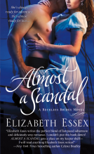 book cover for Almost a Scandal