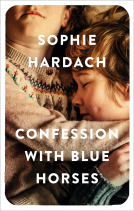 book cover for Confession with Blue Horses