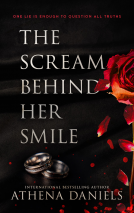 book cover for The Scream Behind Her Smile