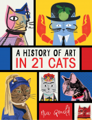 book cover for A History of Art in 21 Cats