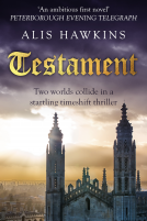 book cover for Testament