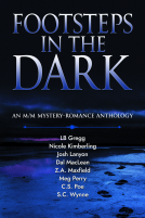 book cover for Footsteps in the Dark